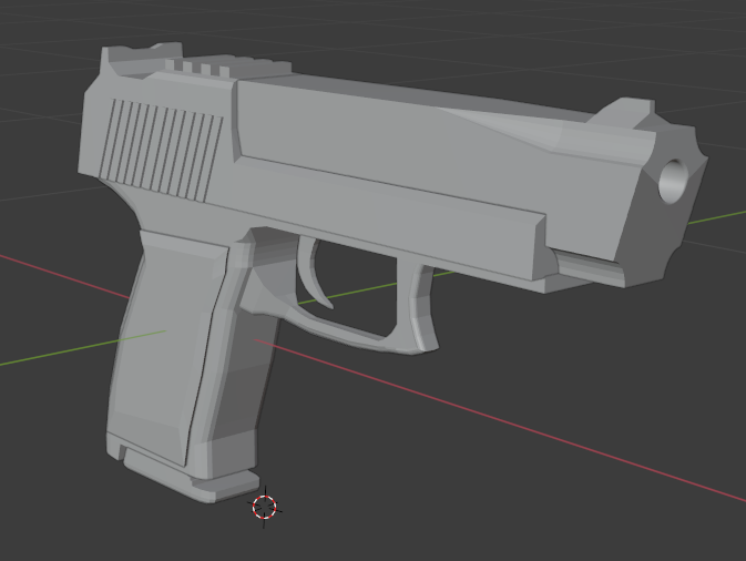 Low Poly Modified Desert Eagle preview image 5